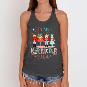 In My Nutcracker Era Christmas Nutcracker Ballet  Women's Knotted Racerback Tank