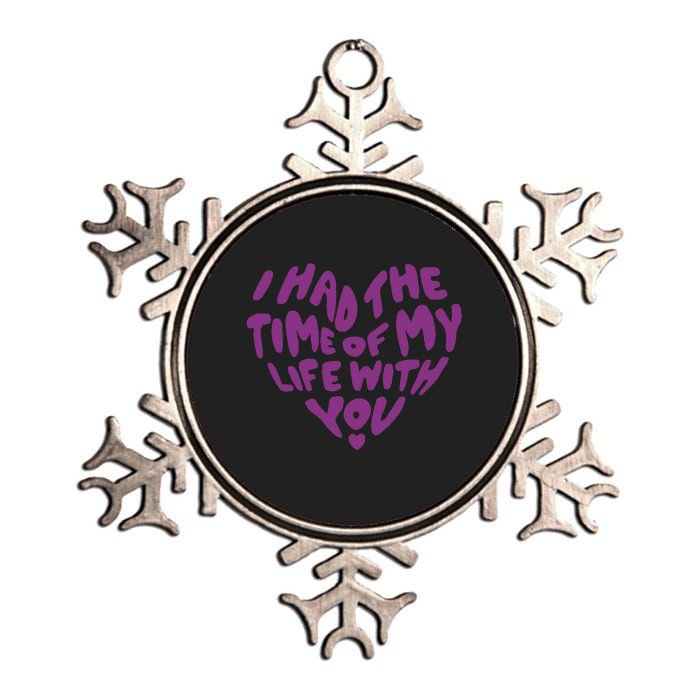 In My Now Speak Era I Have The Time Of My Life With You Metallic Star Ornament