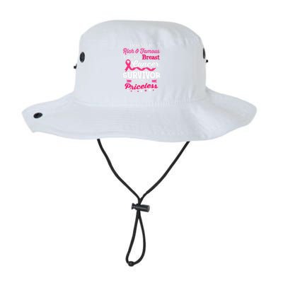 I May Not Be Rich And Famous Cute Breast Cancer Awareness Gift Legacy Cool Fit Booney Bucket Hat