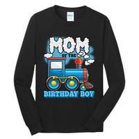 IM Mom Of The Birthday Boy Train Birthday Party Supply Tall Long Sleeve T-Shirt