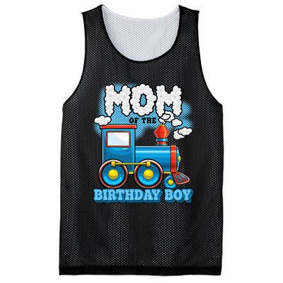 IM Mom Of The Birthday Boy Train Birthday Party Supply Mesh Reversible Basketball Jersey Tank