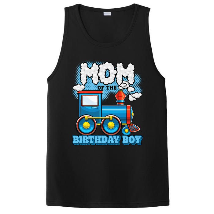 IM Mom Of The Birthday Boy Train Birthday Party Supply PosiCharge Competitor Tank