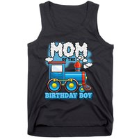 IM Mom Of The Birthday Boy Train Birthday Party Supply Tank Top