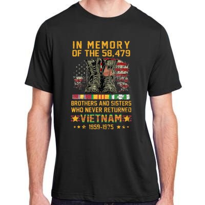 In Memory Of The 58479 Brothers And Sisters Vietnam Adult ChromaSoft Performance T-Shirt