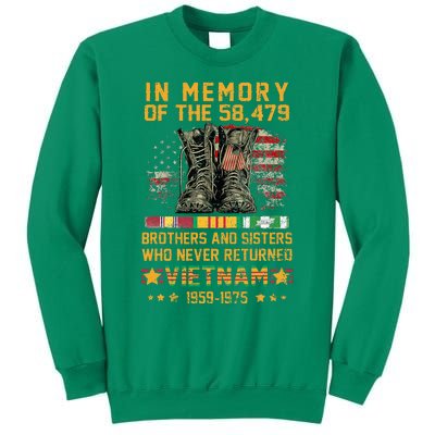 In Memory Of The 58479 Brothers And Sisters Vietnam Sweatshirt