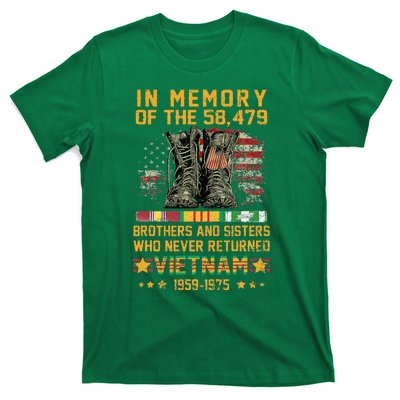 In Memory Of The 58479 Brothers And Sisters Vietnam T-Shirt