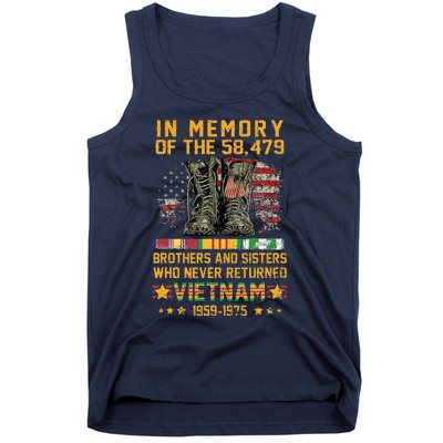 In Memory Of The 58479 Brothers And Sisters Vietnam Tank Top