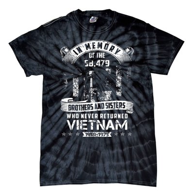 In Memory Of Vietnam Veteran Tie-Dye T-Shirt