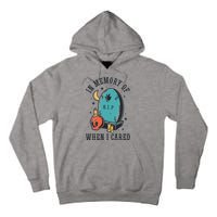 In Memory Of When I Cared Funny RIP Tall Hoodie