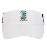 In Memory Of When I Cared Funny RIP Adult Drive Performance Visor