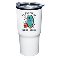 In Memory Of When I Cared Funny RIP Tumbler