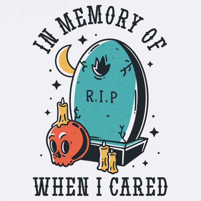 In Memory Of When I Cared Funny RIP Women's T-Shirt