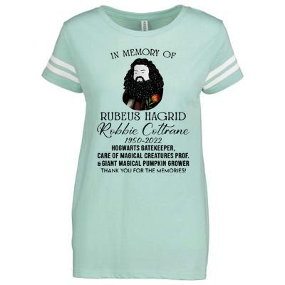 In Memory Of Robbie Coltrane Hagrid Thank You For The Memories Enza Ladies Jersey Football T-Shirt