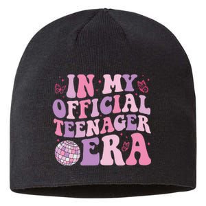 In My Official Nager Era 13th Birthday Version Girls Sustainable Beanie