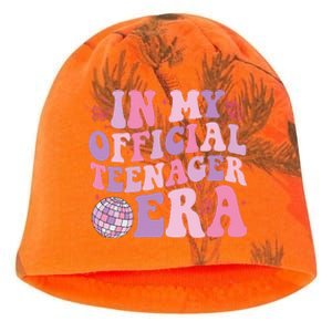 In My Official Nager Era 13th Birthday Version Girls Kati - Camo Knit Beanie