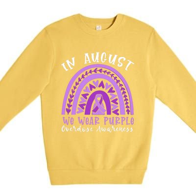 In Memory Of Overdose Awareness Month Premium Crewneck Sweatshirt