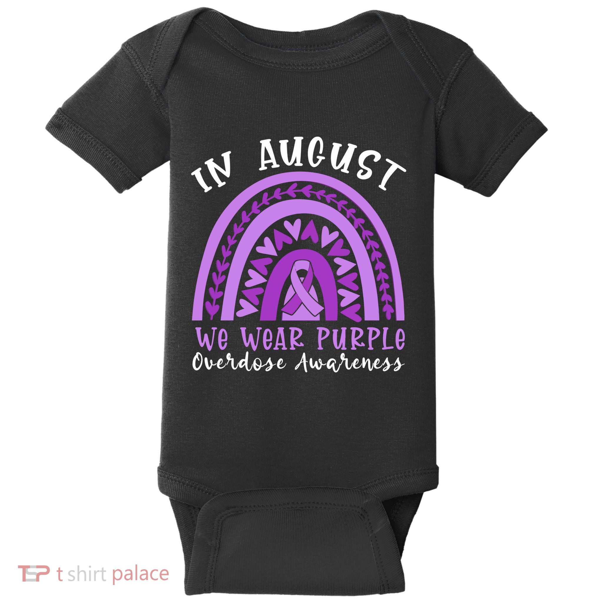 In Memory Of Overdose Awareness Month Baby Bodysuit