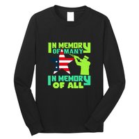 In Memory Of Many In Memory Of All Memorial Day Gift American Flag Long Sleeve Shirt