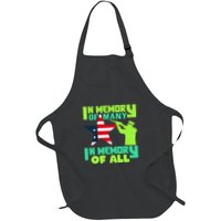In Memory Of Many In Memory Of All Memorial Day Gift American Flag Apron