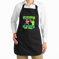 In Memory Of Many In Memory Of All Memorial Day Gift American Flag Apron