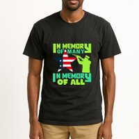 In Memory Of Many In Memory Of All Memorial Day Gift American Flag Tall T-Shirt