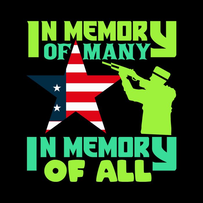 In Memory Of Many In Memory Of All Memorial Day Gift American Flag Bucket Hat