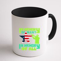 In Memory Of Many In Memory Of All Memorial Day Gift American Flag Mug
