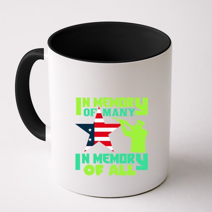 In Memory Of Many In Memory Of All Memorial Day Gift American Flag Mug