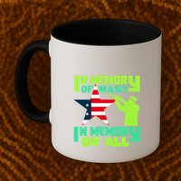 In Memory Of Many In Memory Of All Memorial Day Gift American Flag Mug