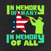 In Memory Of Many In Memory Of All Memorial Day Gift American Flag Beanie