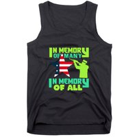 In Memory Of Many In Memory Of All Memorial Day Gift American Flag Tank Top