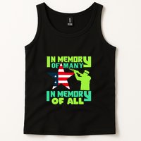 In Memory Of Many In Memory Of All Memorial Day Gift American Flag Tank Top