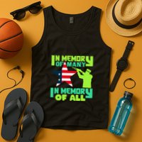 In Memory Of Many In Memory Of All Memorial Day Gift American Flag Tank Top