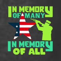 In Memory Of Many In Memory Of All Memorial Day Gift American Flag T-Shirt