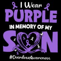 In Memory Of My Son Overdose Awareness Sweatshirt