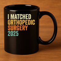 I Matched Orthopedic Surgery 2025   11oz C Handle Ceramic Mug