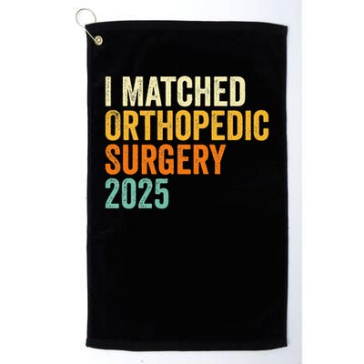 I Matched Orthopedic Surgery 2025   Golf Towel