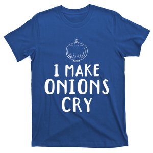 I Make Onions Cry Onion Cooking Kitchen Food Cook Funny Chef Cute Gift T-Shirt