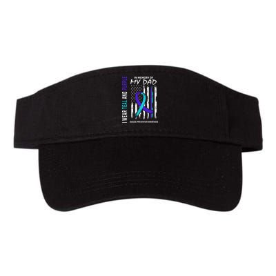 In Memory Of Dad Suicide Awareness Prevention American Flag Visor