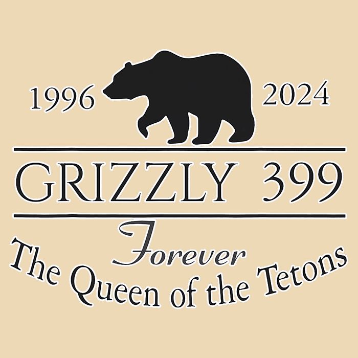 In Memory Of Bear 399 Forever Queen Of The Tetons Drawstring Bag
