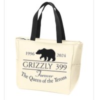 In Memory Of Bear 399 Forever Queen Of The Tetons Zip Tote Bag