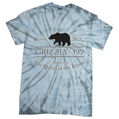 In Memory Of Bear 399 Forever Queen Of The Tetons Tie-Dye T-Shirt