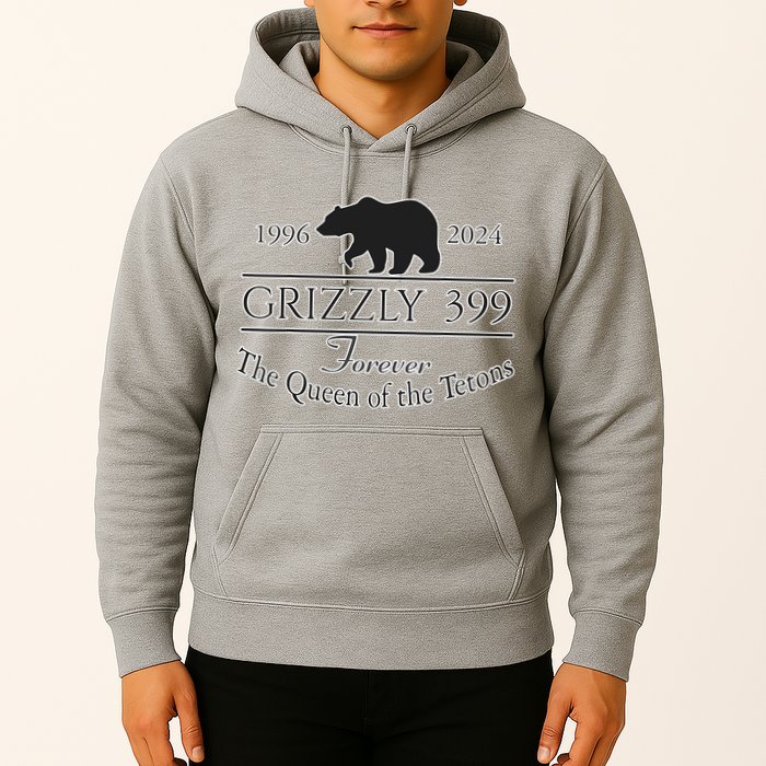 In Memory Of Bear 399 Forever Queen Of The Tetons Hoodie