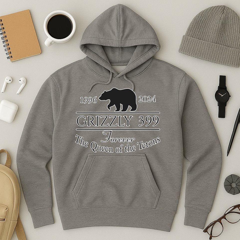 In Memory Of Bear 399 Forever Queen Of The Tetons Hoodie
