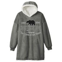 In Memory Of Bear 399 Forever Queen Of The Tetons Hooded Wearable Blanket