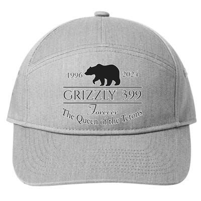 In Memory Of Bear 399 Forever Queen Of The Tetons 7-Panel Snapback Hat