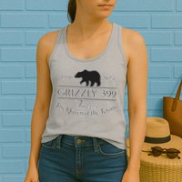In Memory Of Bear 399 Forever Queen Of The Tetons Womens Tank Top