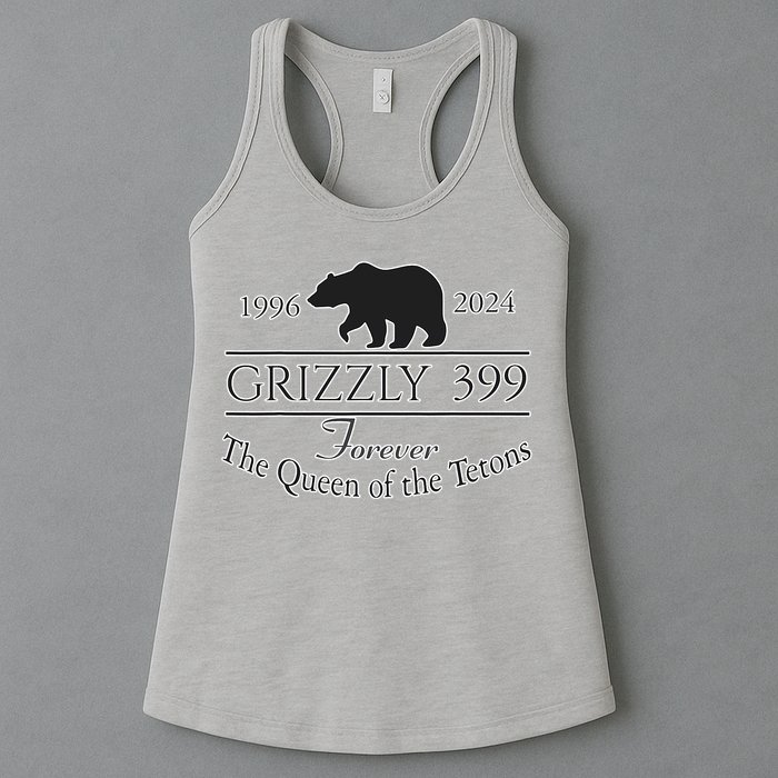 In Memory Of Bear 399 Forever Queen Of The Tetons Womens Tank Top