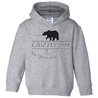 In Memory Of Bear 399 Forever Queen Of The Tetons Toddler Hoodie