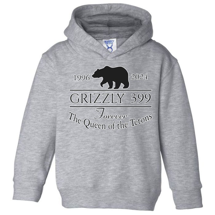 In Memory Of Bear 399 Forever Queen Of The Tetons Toddler Hoodie
